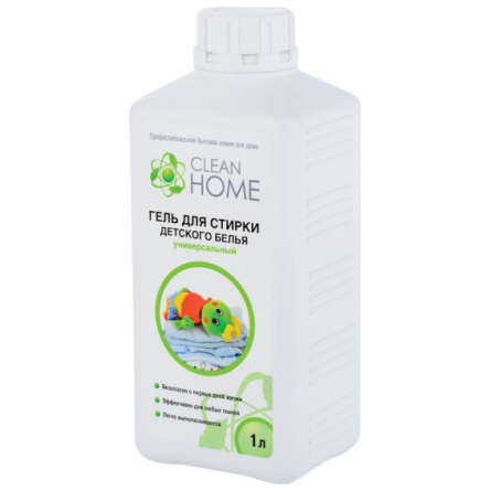 Гель для стирки CLEAN HOME для детского белья универсальный 1л