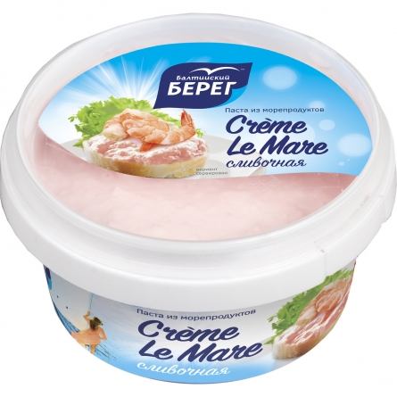 Паста из морепродуктов Creme Le Mare сливочная Балтийский Берег 150г