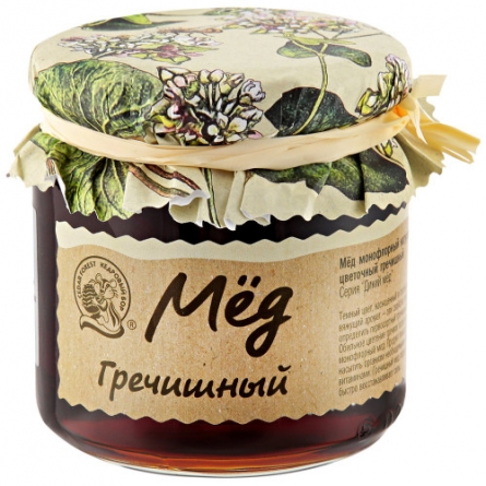 Мед натуральный цветочный Таежный темный 245г