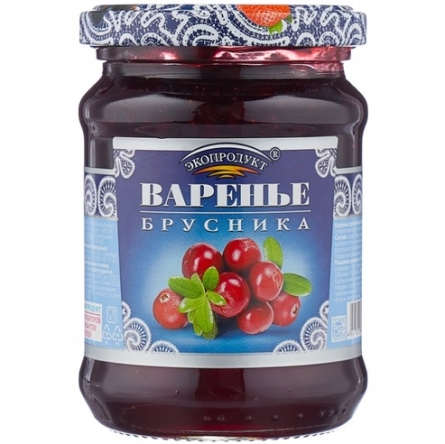 Варенье брусника Экопродукт 325г