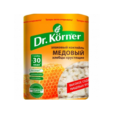 Хлебцы Dr. Korner медовые 100г 
