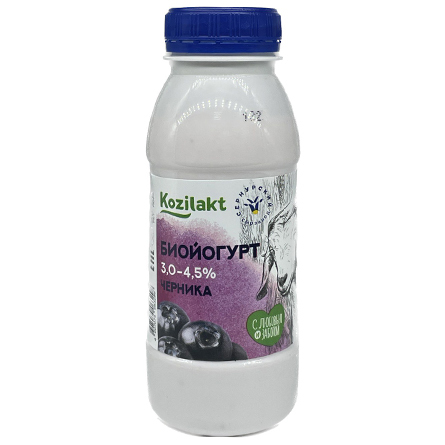 Биойогурт черника из козьего молока 3,0-4,5% Kozilakt 230г