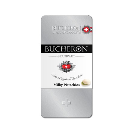 Шоколад Bucheron молочный с фисташками 100г