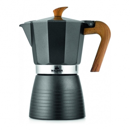 Кофеварка гейзерная Walmer Blackwood на 6 чашек, 0.3 л, цвет серый 37000604