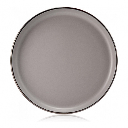 Тарелка обеденная Walmer Tracy, 26 см, цвет серый 37000794