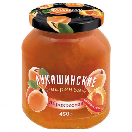 Варенье Лукашинские варенья абрикосовое ГОСТ 450г