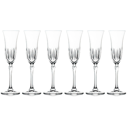 Набор бокалов для шампанского Gemma Point 0,15л 6шт LR-086