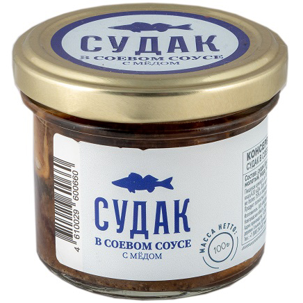 Судак в соевом соусе с медом 100г