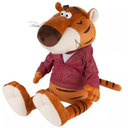 Игрушка Тигр Костян в кож. куртке 20см