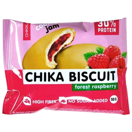Печенье протеиновое со вкусом малины ChikaLab 50г