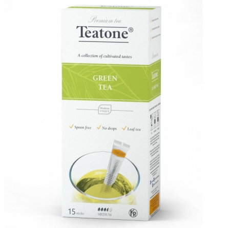 Чай в стиках Teatone зелёный для разовой заварки 15шт