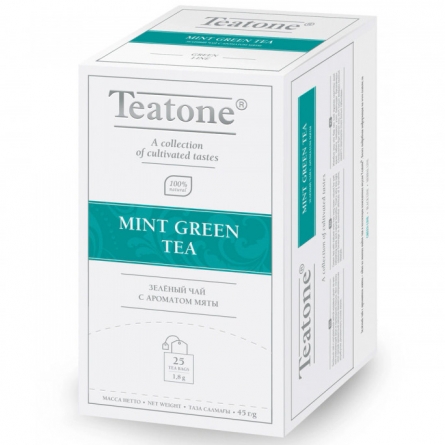 Чай зеленый Teatone с мятой 25пак