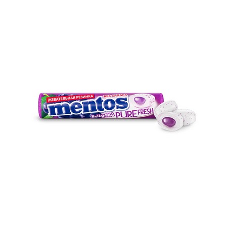 Жевательная резинка Mentos Pure Fresh Виноград, 15,5г