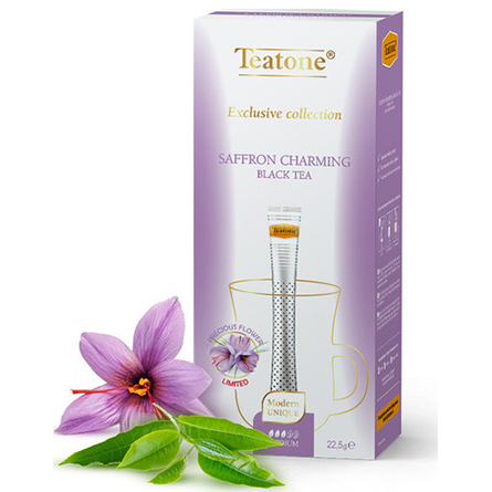 Чай черный с ароматом шафрана Teatone 15 стиков