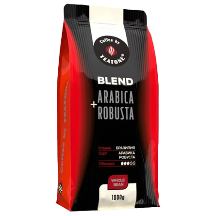 Кофе в зернах Teatone Blend арабика+робуста 1кг