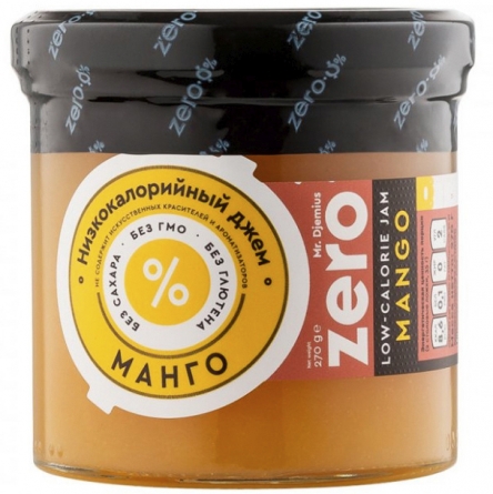 Джем Zero низкокалорийный манго 270г