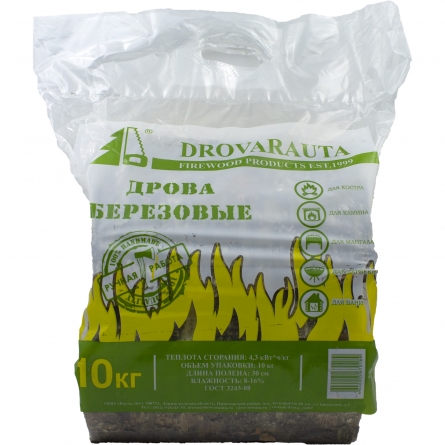 Дрова березовые DROVARAUTA 10кг