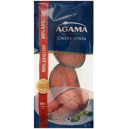 Agama Семга стейк замороженный 400 г