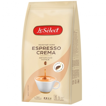 Кофе молотый LeSelect Espresso Crema 200г