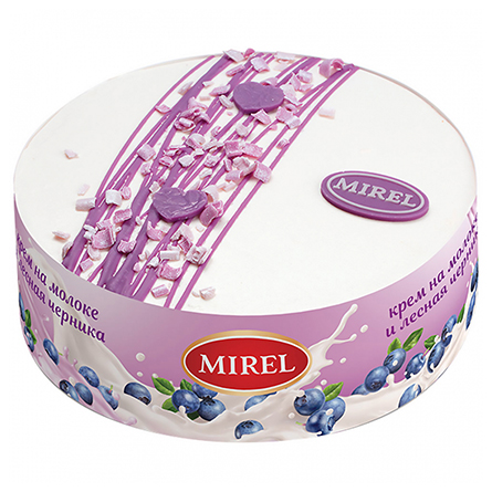 Торт Черничное молоко Mirel 750г
