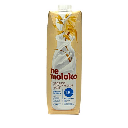 Напиток овсяный классический лайт Nemoloko 1л