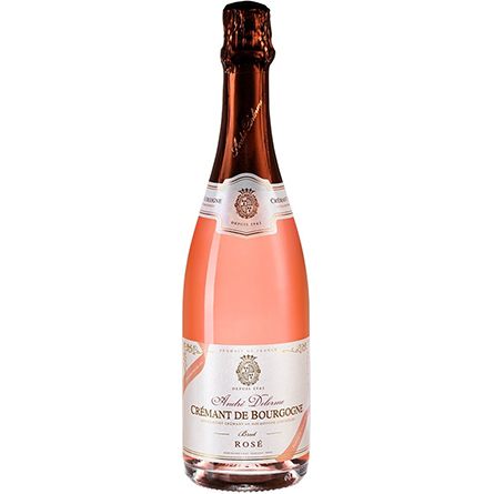 Игристое вино Andre Delorme, Brut Rose, Cremant de Bourgogne AOC;