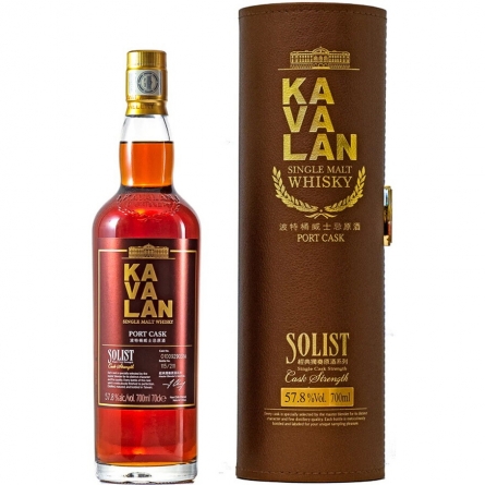 Виски Kavalan, 'Solist' Port Cask, in tube, 0.7 л;