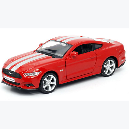 Игрушка Машина RMZ City 1:32 Ford 2015 Mustang with Strip инерционная, красный, 12,7х5,08х3,75 см