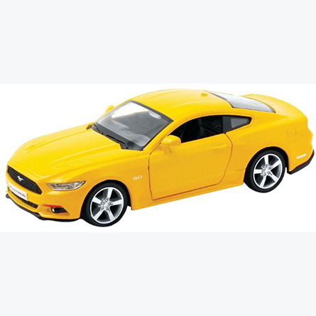 Игрушка Машина RMZ City 1:32 Ford Mustang 2015 инерционная (желтый), 12,7х5,08х3,75 см