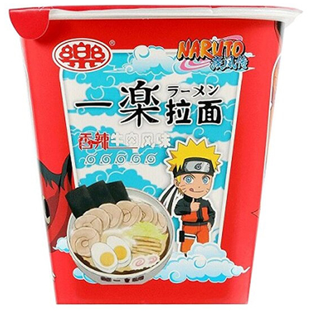 Лапша быстрого приготовления Naruto со вкусом говядины 100г