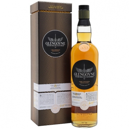 Виски 'Glengoyne' Cask Strength Batch 7 (58,9%), in tube, 0.7 л;