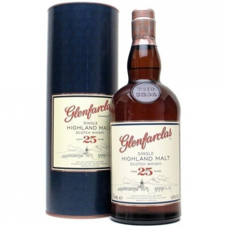 Виски Glenfarclas 25 years, In Tube, 0.7 л