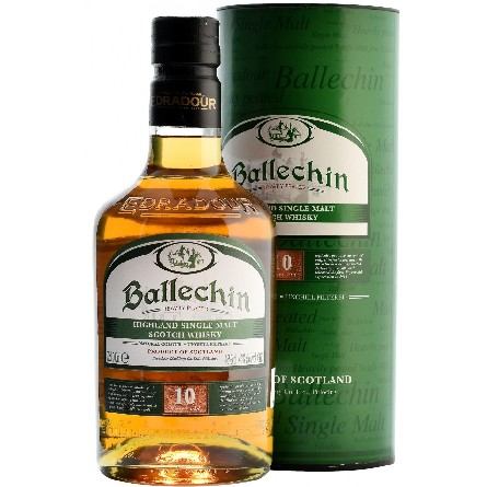 Виски 'Ballechin' 10 Years Old, in tube, 0.7 л;