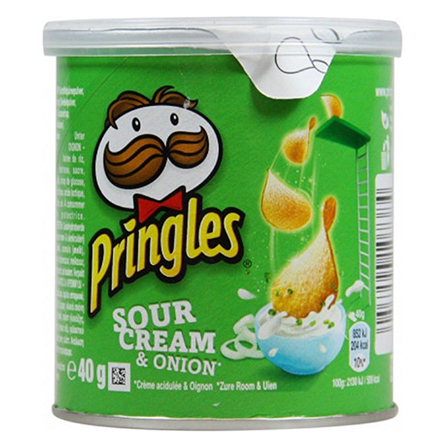 Чипсы картофельные Pringles сметана/лук 40г