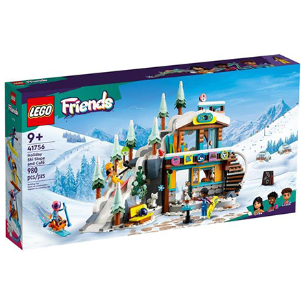 Конструктор LEGO Friends Праздничная горнолыжная трасса и кафе 980 деталей 41756