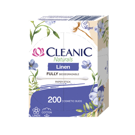 Палочки ватные Cleanic Naturals Linen 200шт