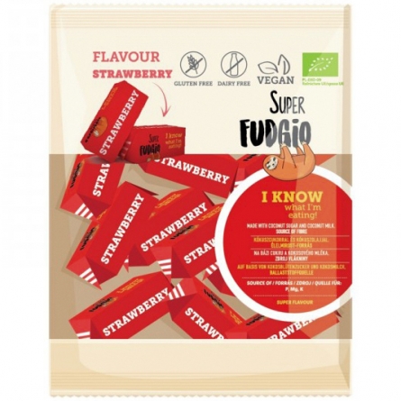 Конфеты Super Fudgio клубничные 150г
