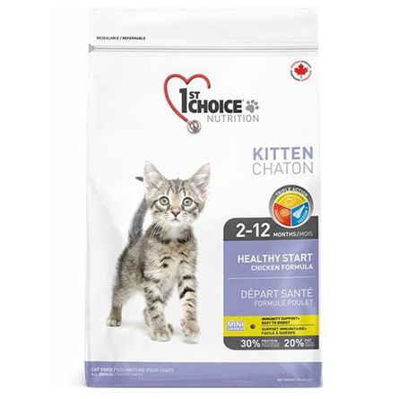 Сухой корм для котят 1st Choice Kitten со вкусом курицы 350г