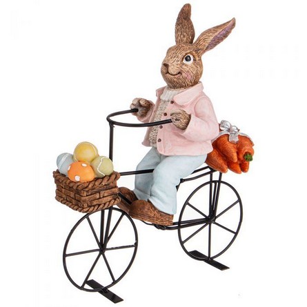 Фигурка Кролик на велосипеде