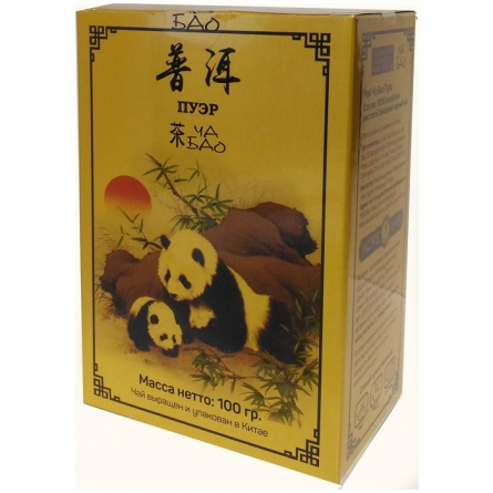 Чай черный китайский Ча Бао Пу Эр 100г