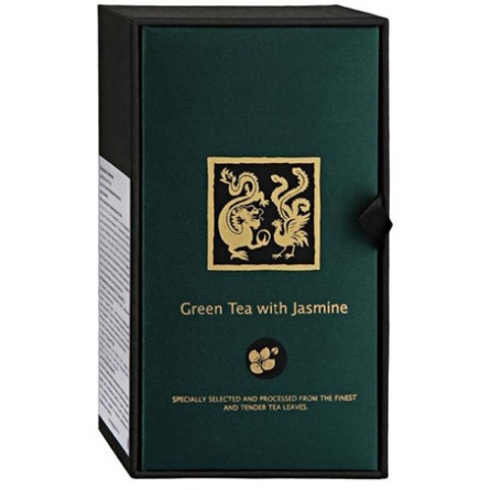 Чай зеленый с жасмином ЛунФэн Дракон и Феникс 100г