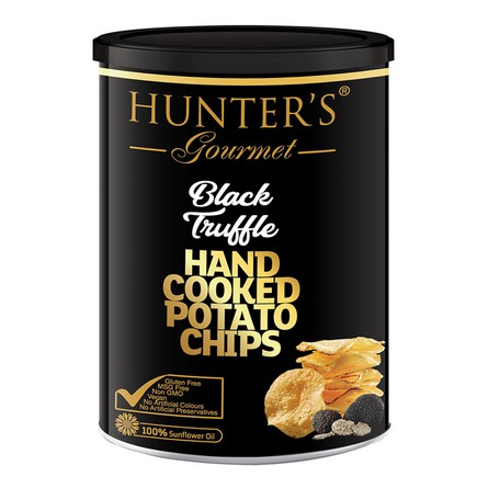 Картофельные чипсы Hunter's Gourmet с черным трюфелем, 150 гр 