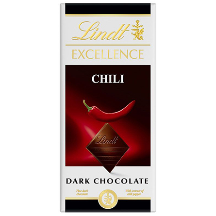 Шоколад Lindt Excellence горький с экстрактом перца чили 100г