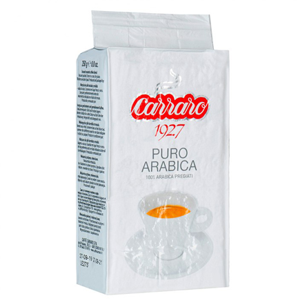 Кофе молотый Carraro Arabica 100% 250г