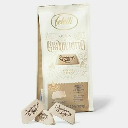 Конфеты Feletti фундук/белый шоколад 150г