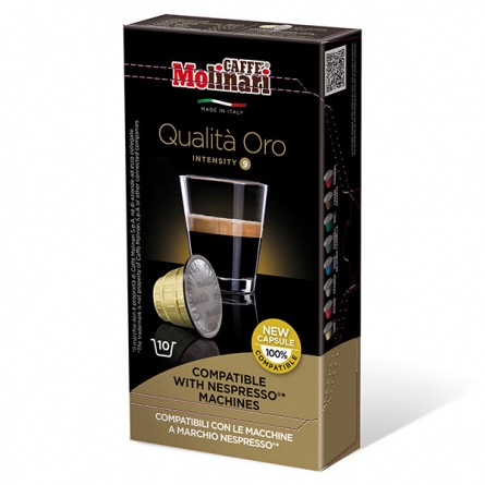 Кофе в капсулах Nespresso Molinari Qualita Oro 10 шт