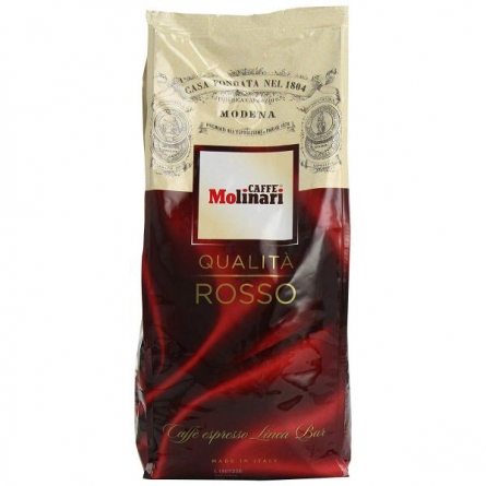 Кофе в зернах Molinari Rosso 1000г