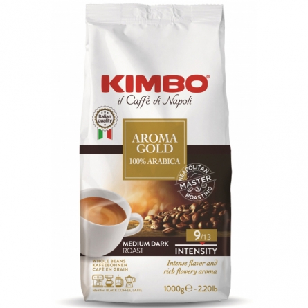 Кофе в зернах Kimbo Aroma Gold Arabica 1000г