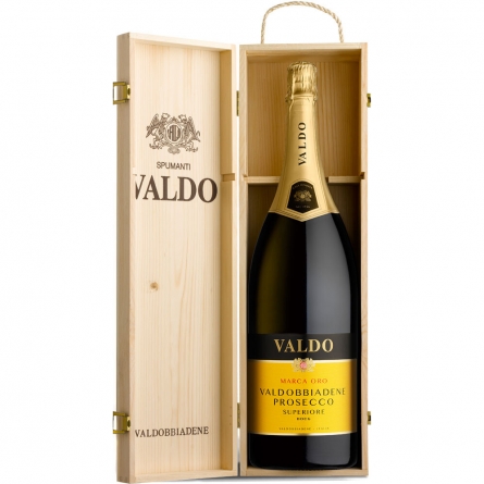 Игристое вино Valdo, 'Marca Oro', Prosecco di Valdobbiadene Superiore DOCG, wooden box ;