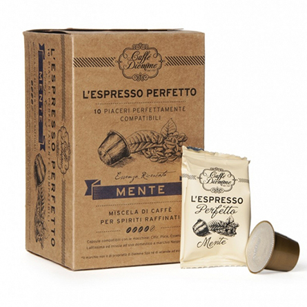 Кофе в капсулах для кофемашин Nespesso Diemme L'espresso Mente 10шт